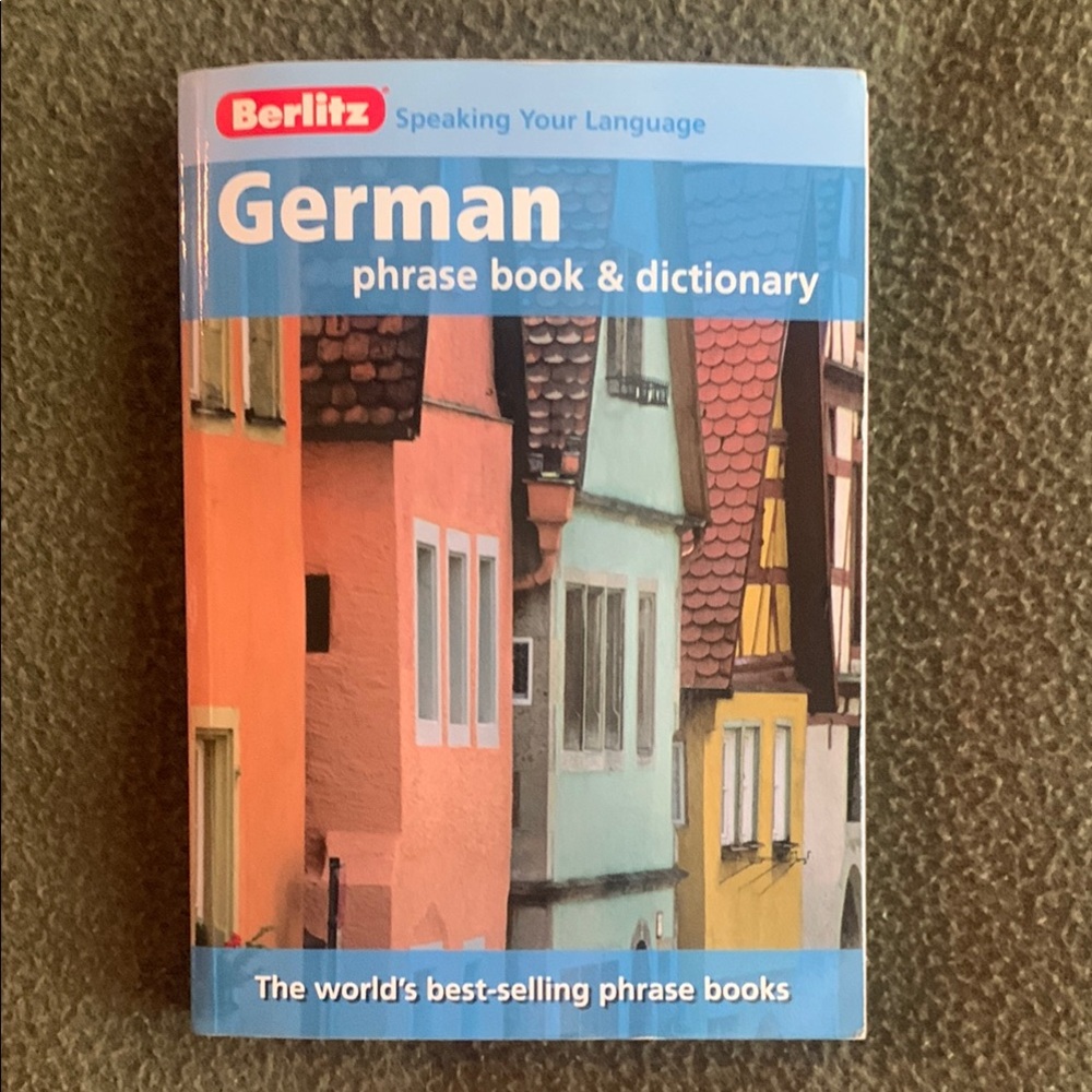 NWT Berlitz German phrase book & dictionary. Approximately 4” x 5 3/4”